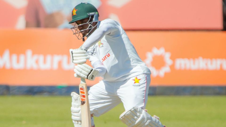 Wessly Madhevere was the fourth half-centurion of the innings, Zimbabwe vs Bangladesh, Only Test, 2nd Day, Harare, June 29, 2026