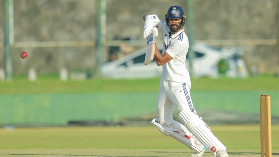 Devdutt Padikkal punches off the back foot, Sri Lanka A vs India A, 2nd Unofficial Test, Galle, July 3, 2026
