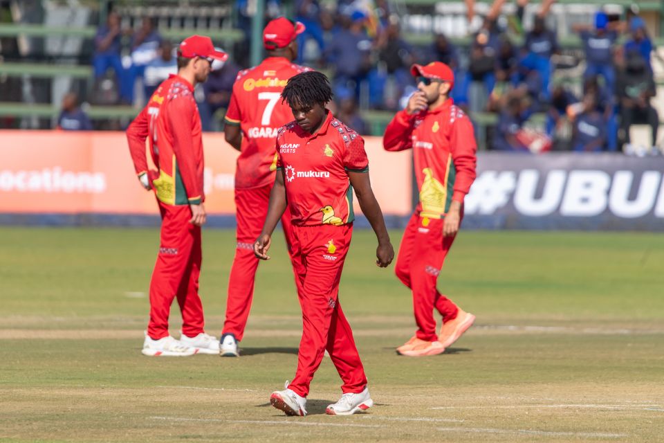 Newman Nyamhuri getting Towhid Hridoy was a key moment in the chase, Zimbabwe vs Bangladesh, 1st ODI, Harare, July 6, 2026