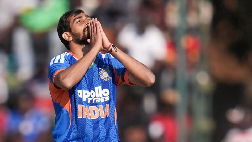 Prince Yadav picked up two wickets before injuring himself, Zimbabwe vs India, 2nd T20I, Harare, July 25, 2026
