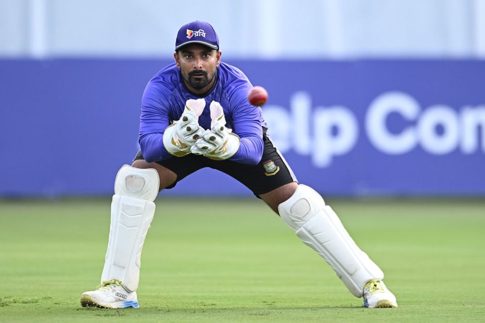 Litton Das goes through his keeping drills, Darwin, August 12, 2026