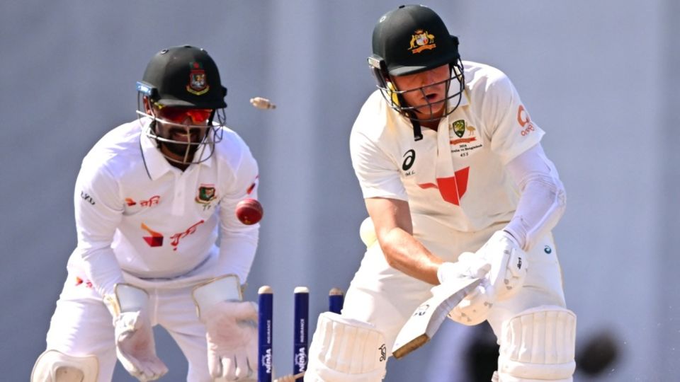 Steven Smith takes a breather before the final session, Australia vs Bangladesh, 1st Test, Darwin, 3rd day, August 15, 2026