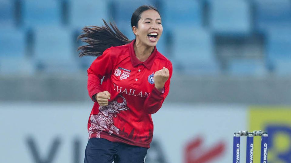 Thipatcha Putthawong took her 172nd T20I wicket in the second over to go past Deepti Sharma's tally, Pakistan vs Thailand, Women's T20 Asia Cup 2026, Dubai, September 01, 2026
