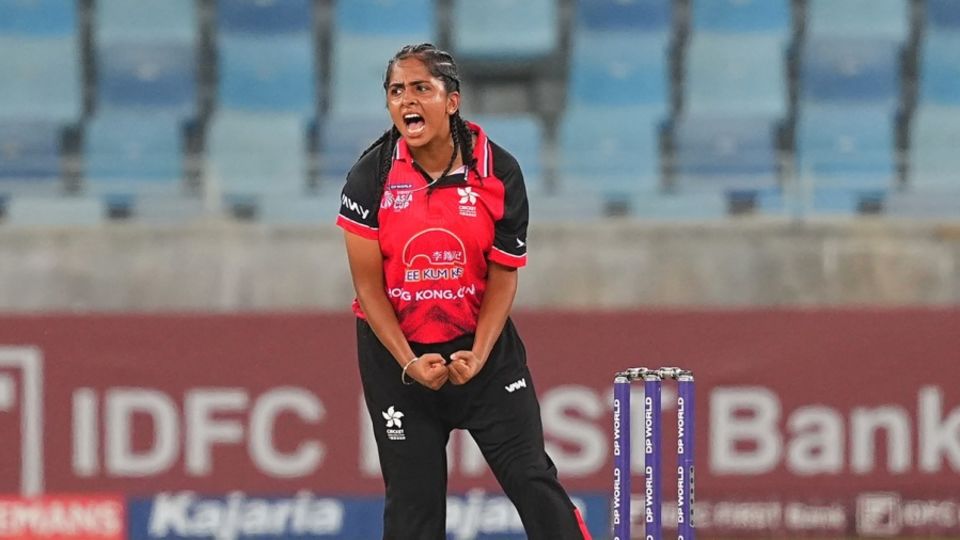 Joyleen Kaur's four wickets went in vain for Hong Kong, Hong Kong vs Pakistan, Women's Asia Cup, Dubai, September 7, 2026