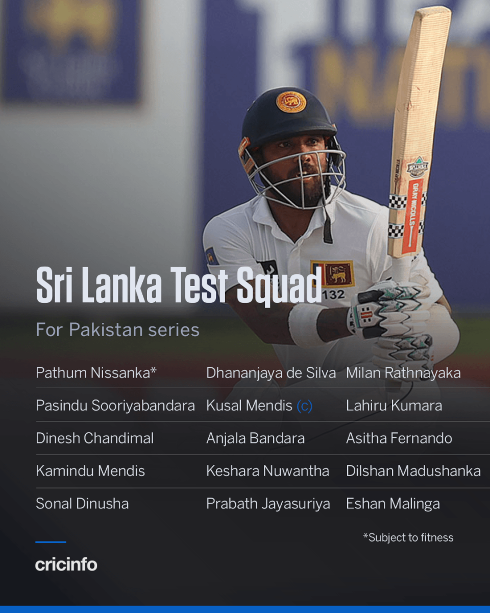 SL Test squad