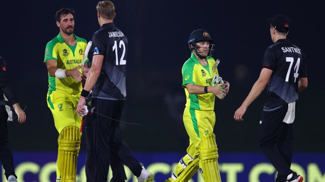 Mitchell Starc and Josh Inglis saw Australia home narrowly, Australia vs New Zealand, Men's T20 World Cup 2021, warm-up game, Abu Dhabi, October 18, 2021