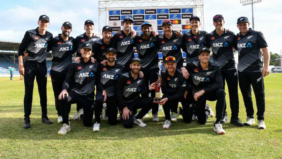 West Indies beat New Zealand West Indies won by 8 wickets with 6