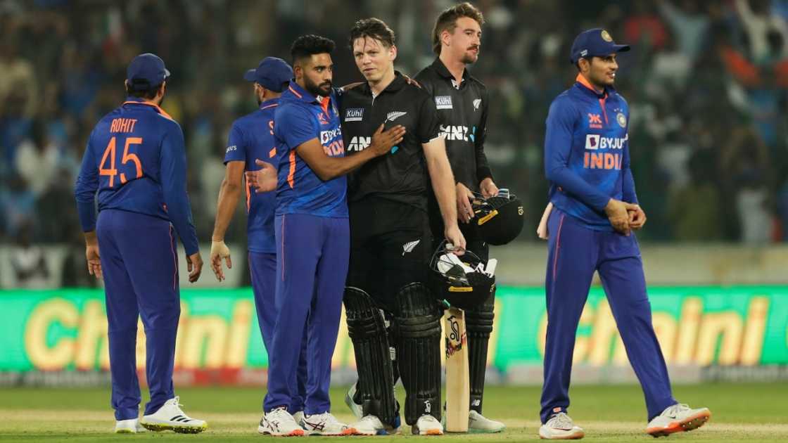 India beat New Zealand India won by 12 runs - India vs New Zealand, New  Zealand in India, 1st ODI Match Summary, Report | ESPNcricinfo.com