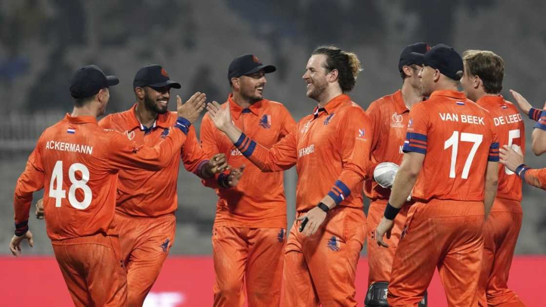 Netherlands beat Bangladesh Netherlands won by 87 runs 28th Match at Eden Gardens Kolkata
