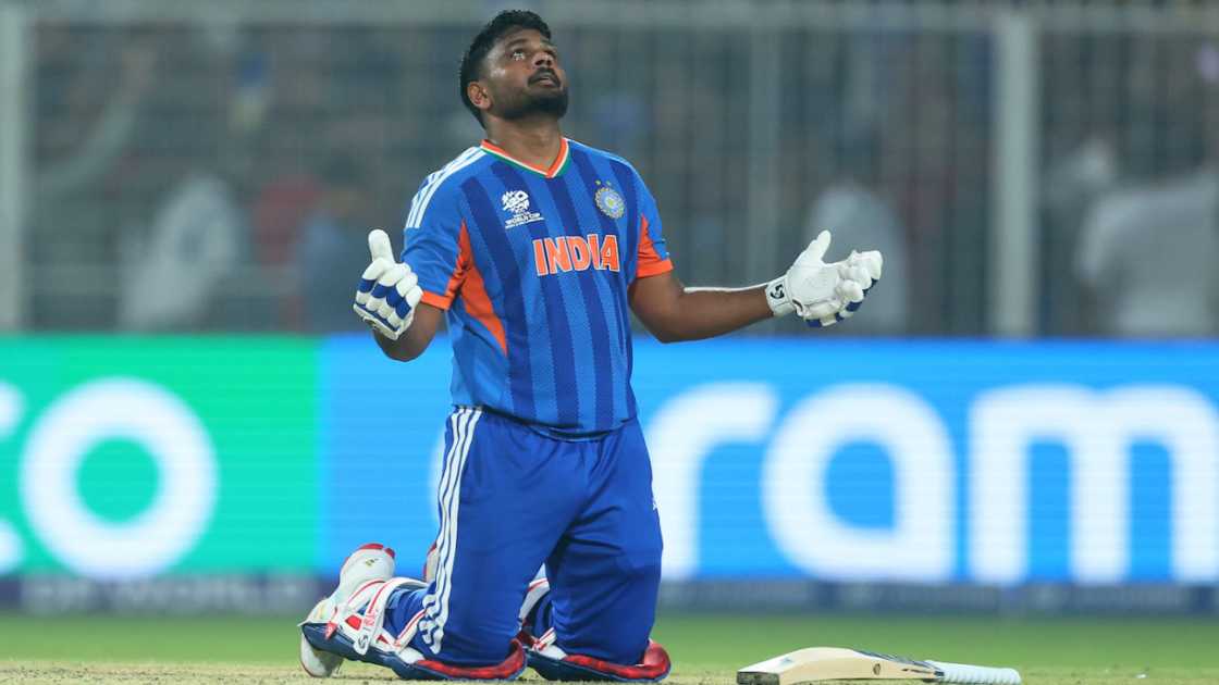 India beat West Indies, India won by 5 wickets (with 4 balls remaining)