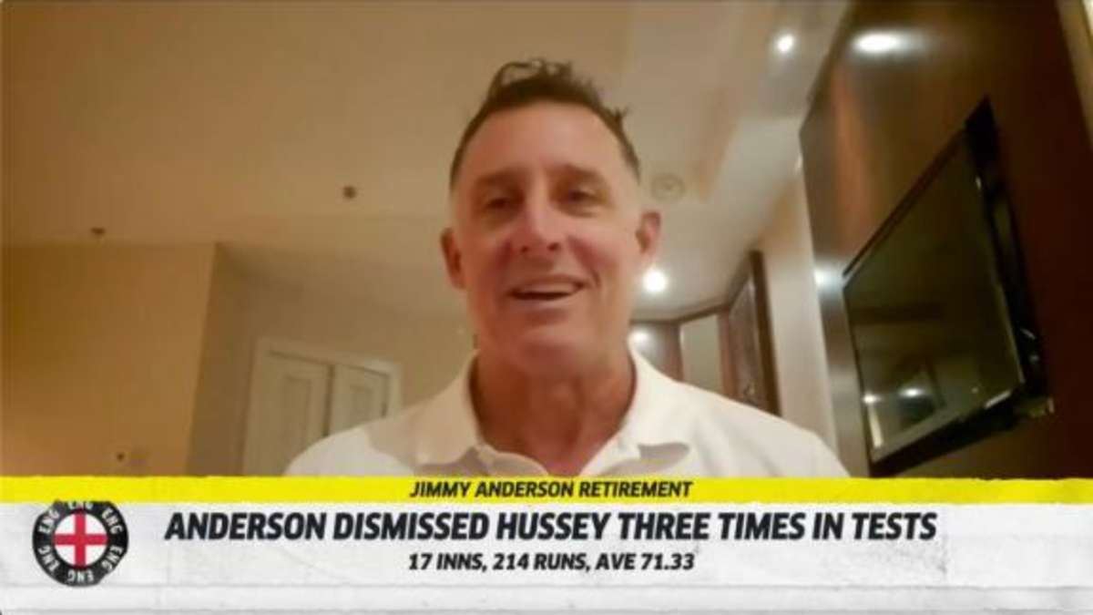 Hussey: Anderson called me Dave for a whole session