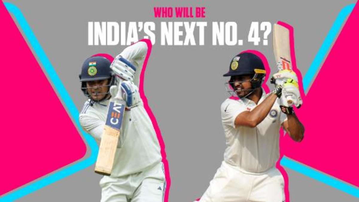 Who replaces Kohli at No. 4?