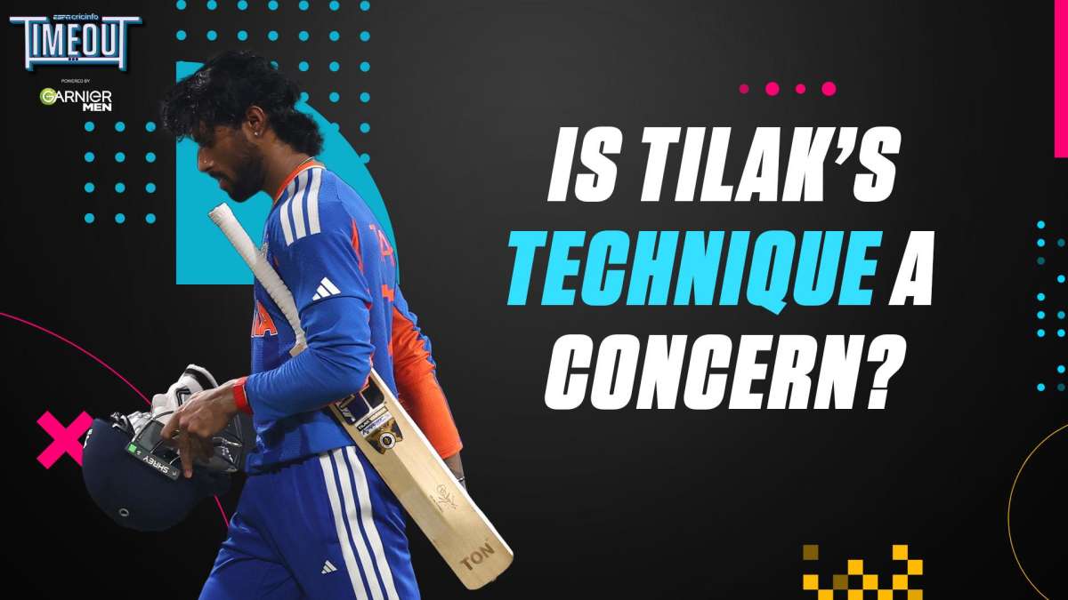 Is Tilak's stance too side-on?