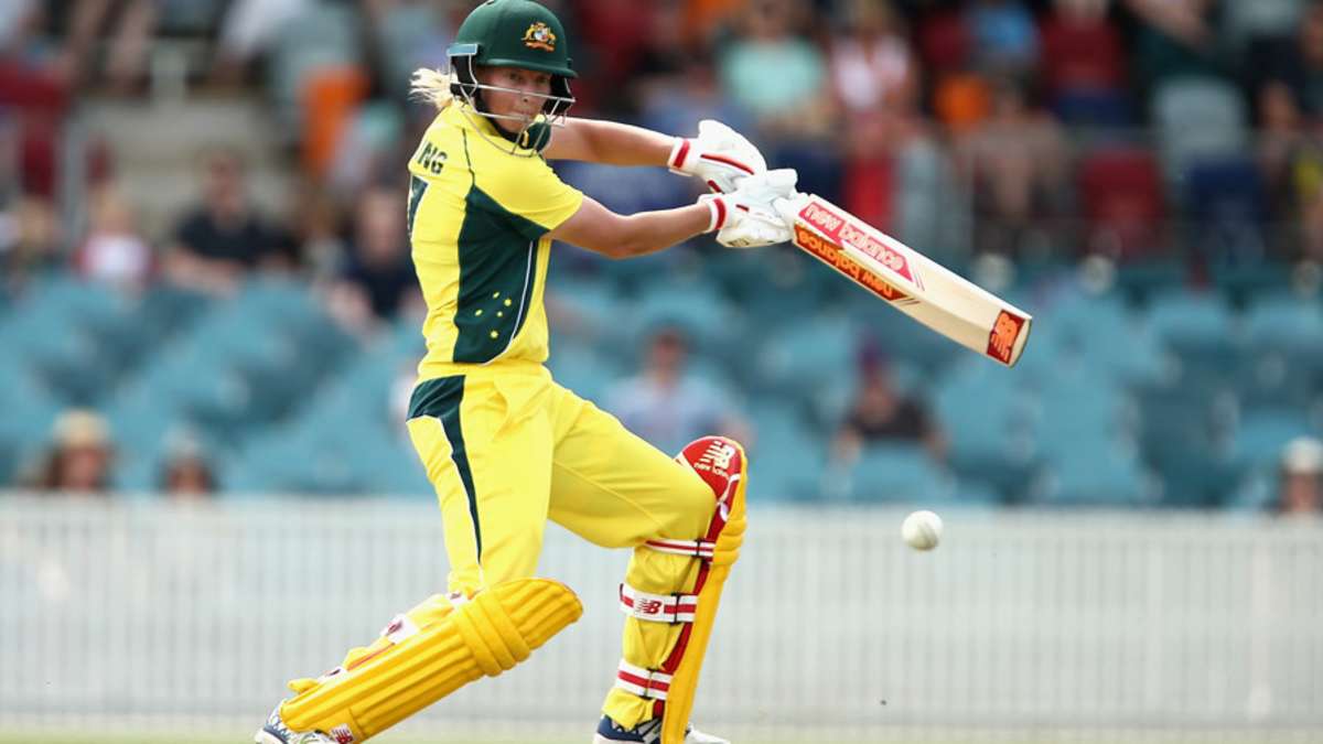 Lanning's record ton delivers series win for Australia
