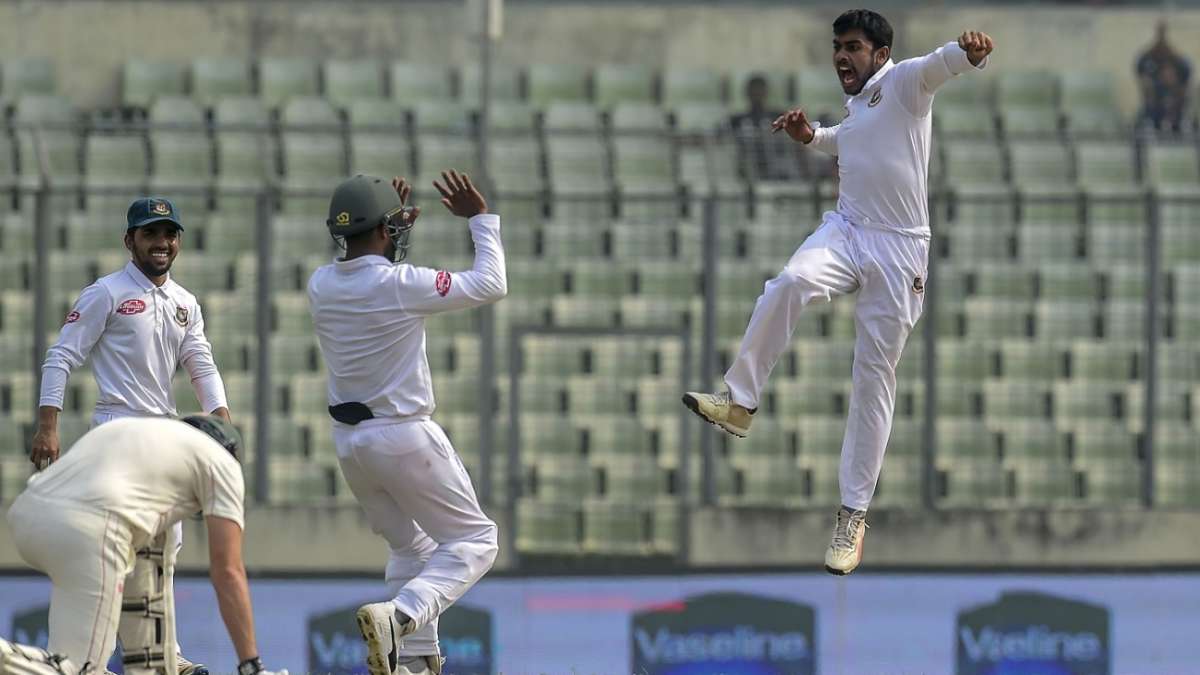 Bangladesh level series with Mehidy Hasan's five-for