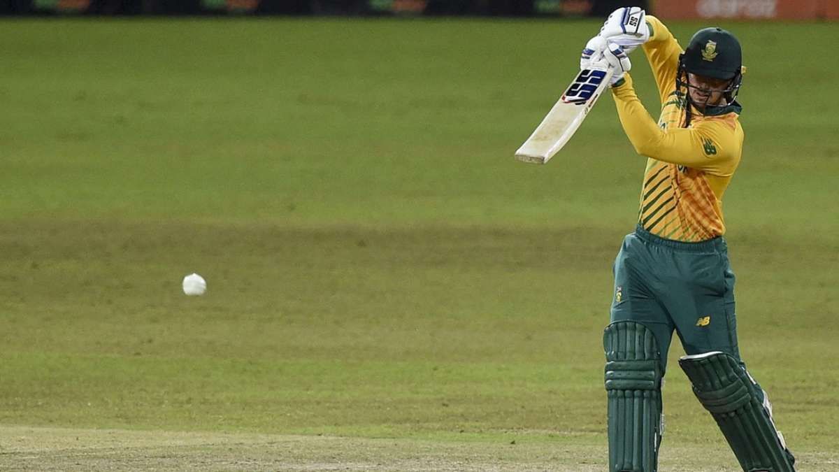 Quinton de Kock jumps to career-high eighth in T20I rankings