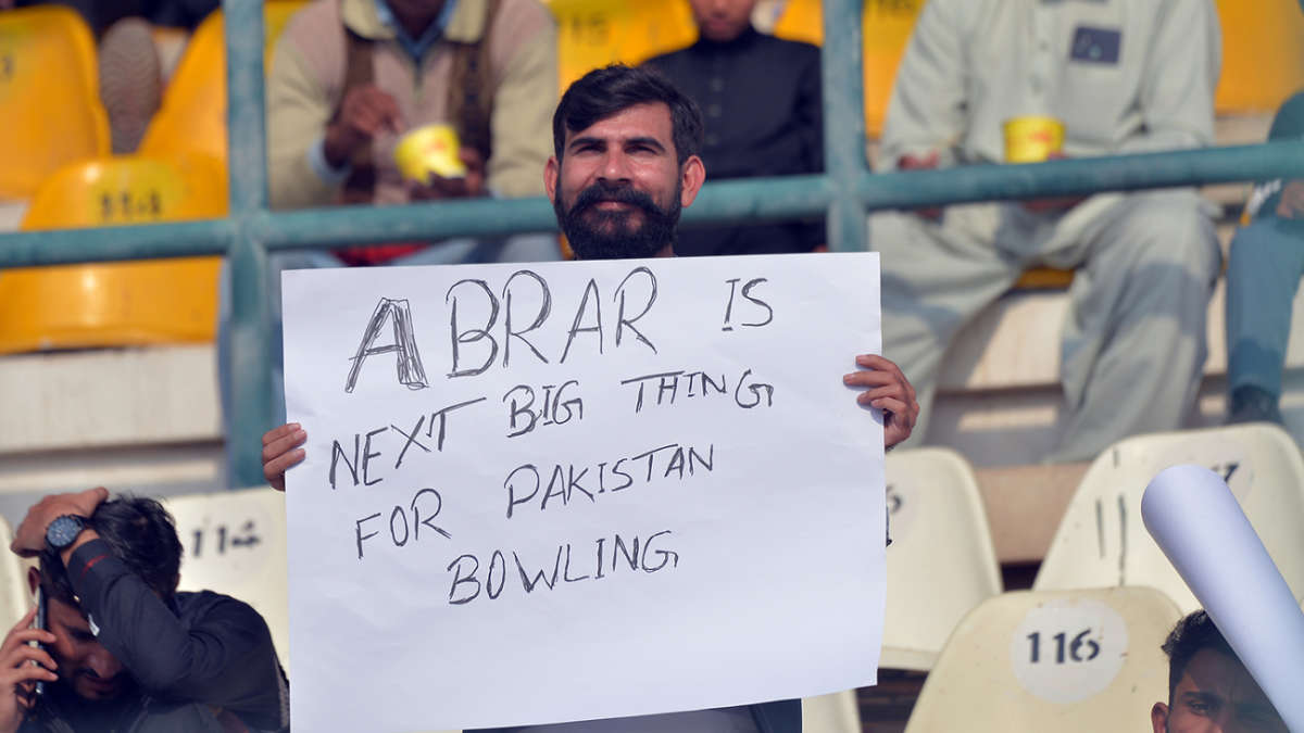 Has anyone conceded more runs than Abrar Ahmed in their first four Tests?