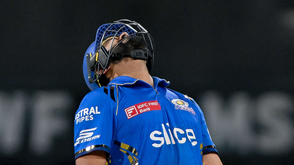 Rohit played as Impact Player because of 'mild back stiffness'
