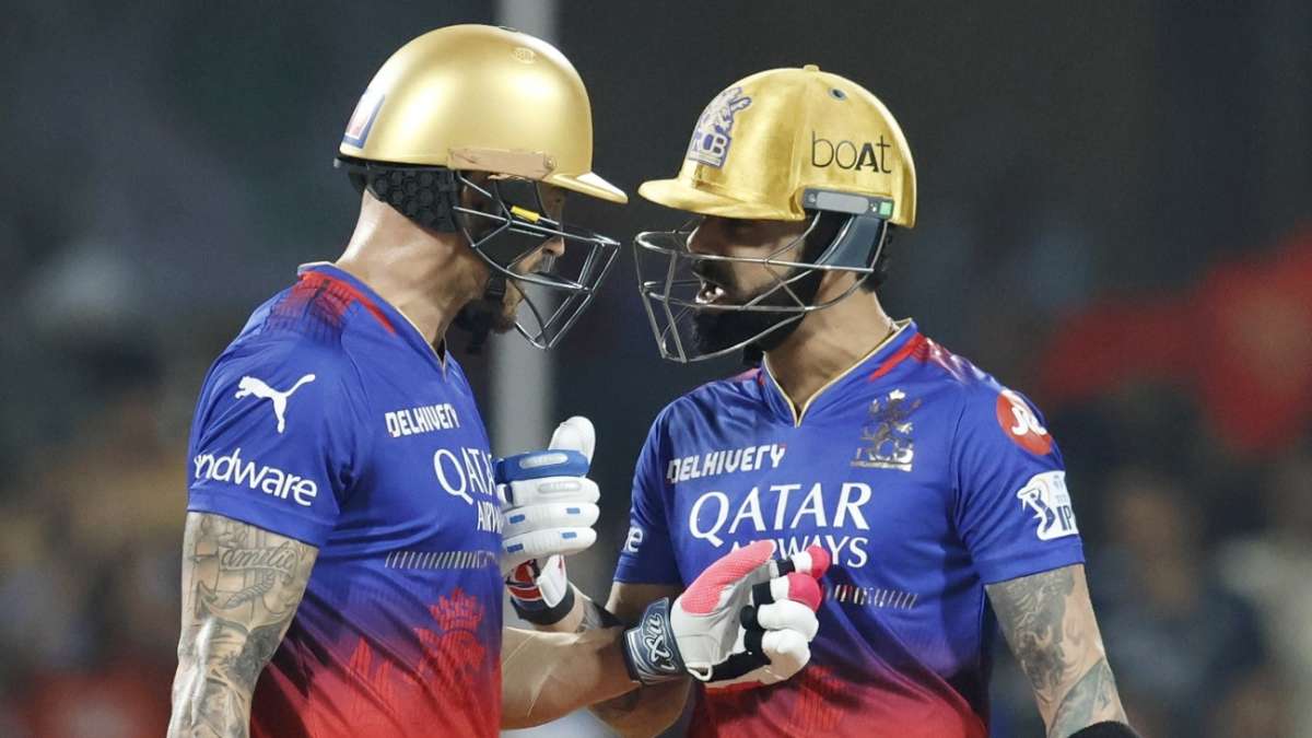 Live - Three wickets in two overs stalls rampant RCB