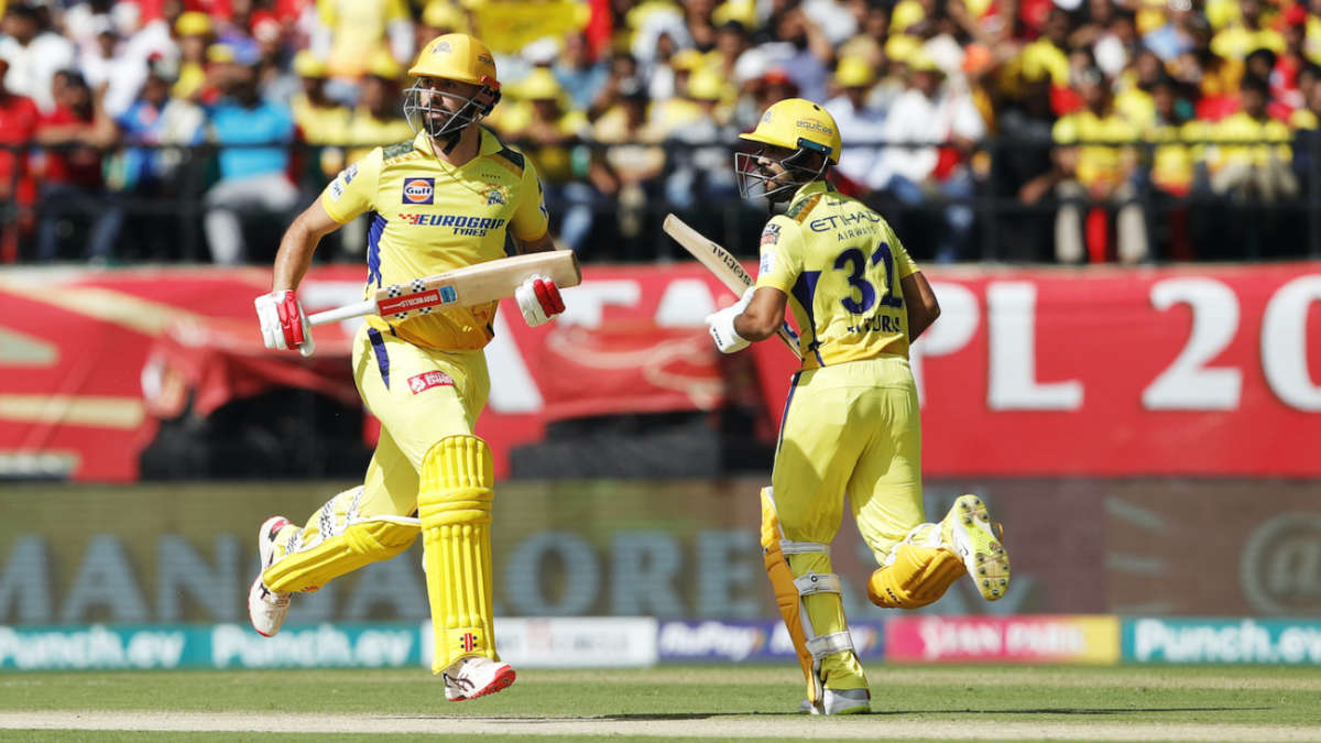 Live - Mitchell and Gaikwad lay strong base for CSK