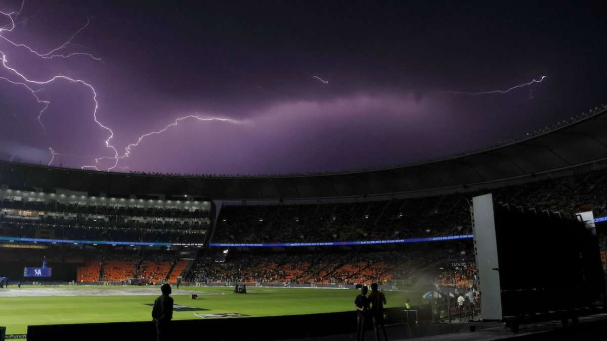 Ahmedabad washout ensures top-two spot for KKR
