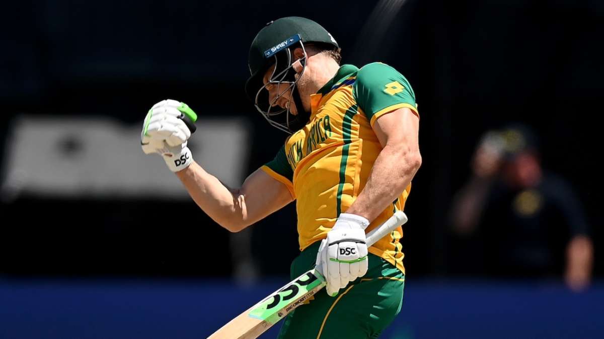 The next ball, and then the next... Miller takes it deep to win the day for South Africa