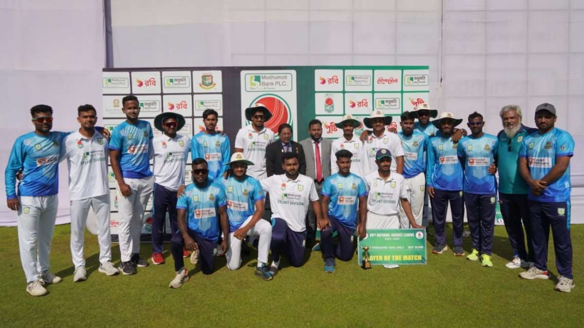 Sylhet Division crowned NCL champions after five-wicket win over Barishal