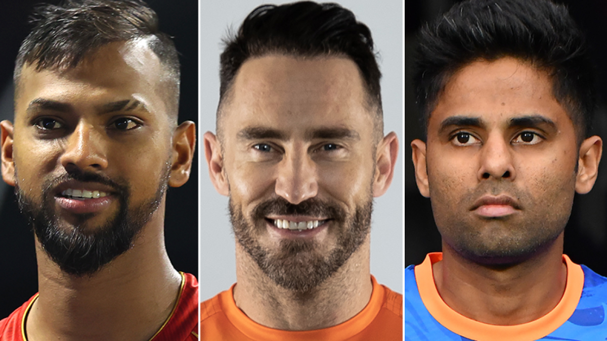 Nos. 16-14: Nicholas Pooran, Faf du Plessis, Suryakumar Yadav