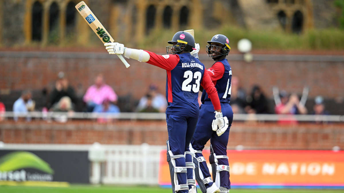 Kent ride on Bell-Drummond century to end Somerset's unbeaten start