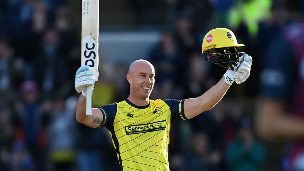 'Wanted six sixes more' - Lynn makes history with first Finals Day hundred