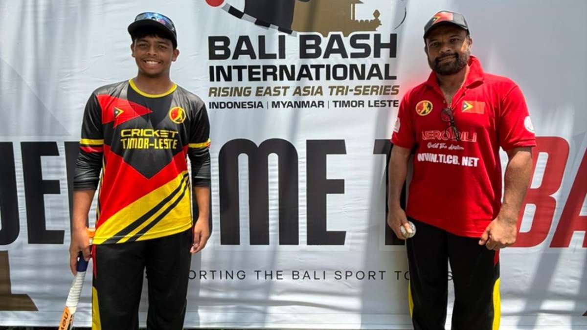 Timor-Leste's Suhail Sattar and Yahya Suhail - first father-son duo to play international cricket together