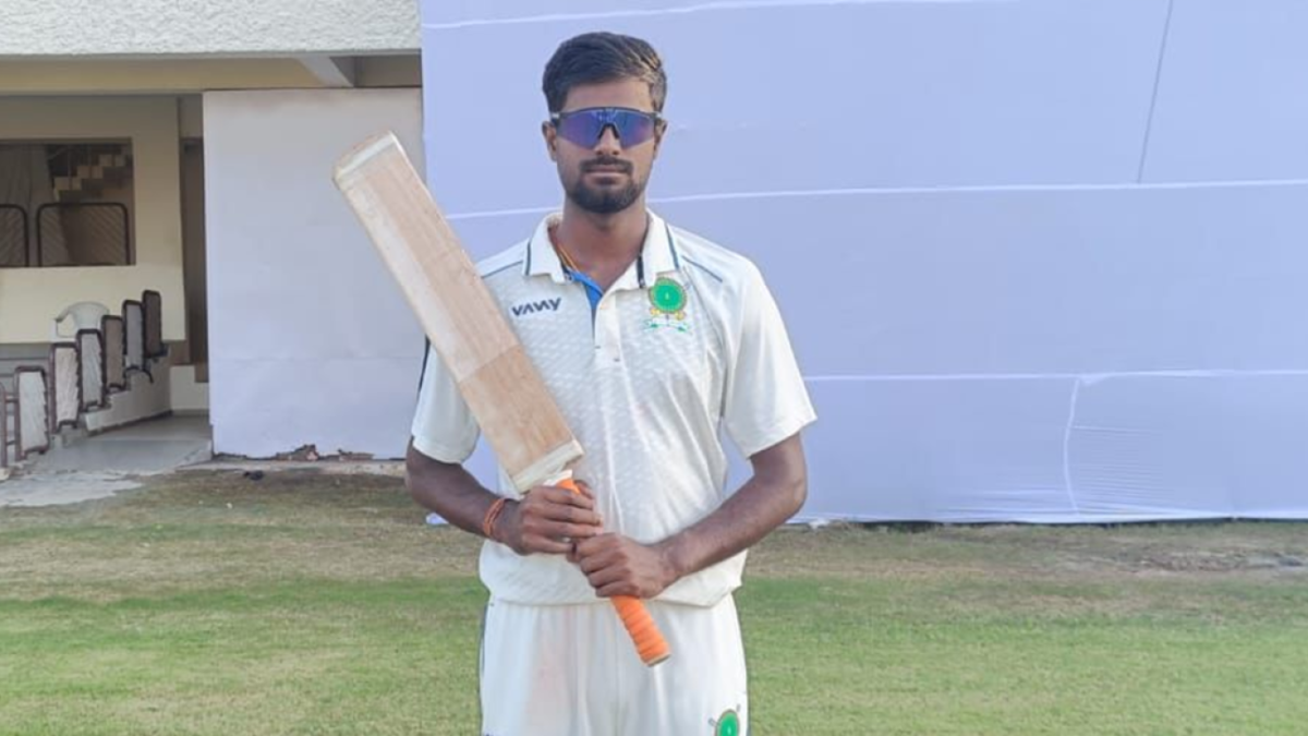 Meghalaya's Akash Choudhary hits six sixes in an over