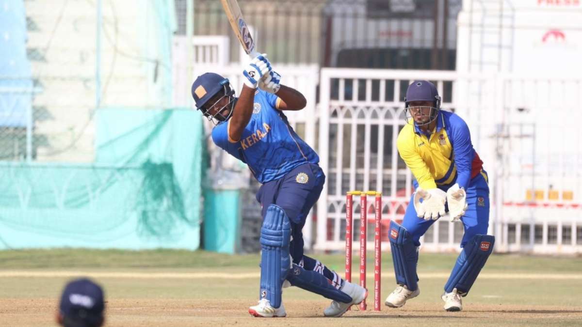 Samson smashes 73* but Kerala lose; Vyshak, Padikkal efforts in vain for Karnataka