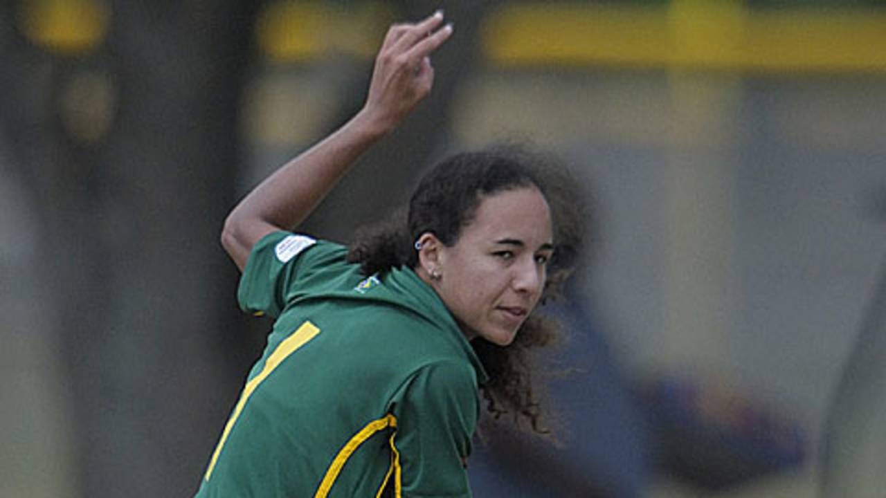 Juliana Brito was Brazil's leading wicket-taker , ICC Americas women's championship, Florida, May 21, 2009