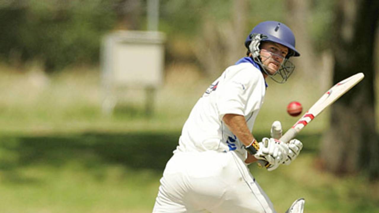 Andrew Puttick plays to leg, Cape Cobras v Highveld Lions, SuperSport Series, Paarl, 1st day, November 8, 2007
