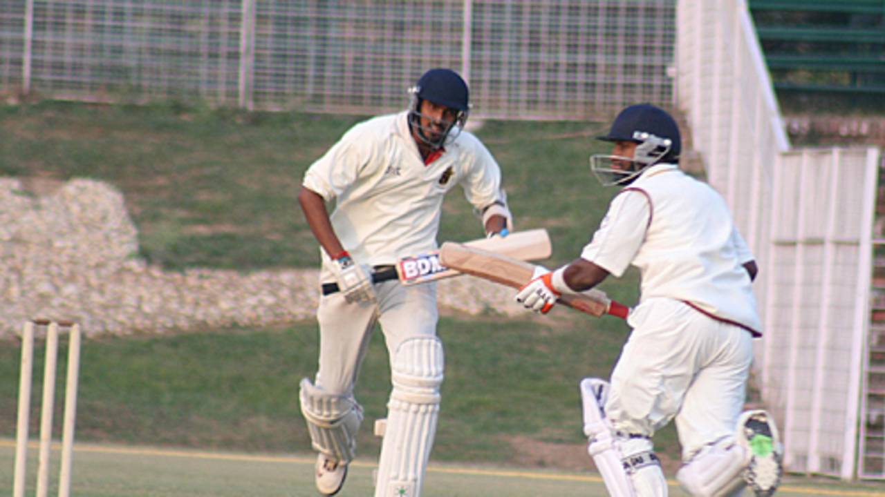 Halhadar Das and Basanth Mohanty added 74 for the ninth wicket
