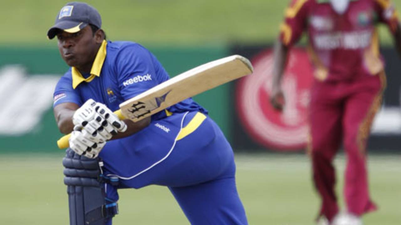 Denuwan Rajakaruna top scored with 94, Sri Lanka v West Indies, ICC Under-19 World Cup, 3rd place play-off, Christchurch, 29 January, 2010