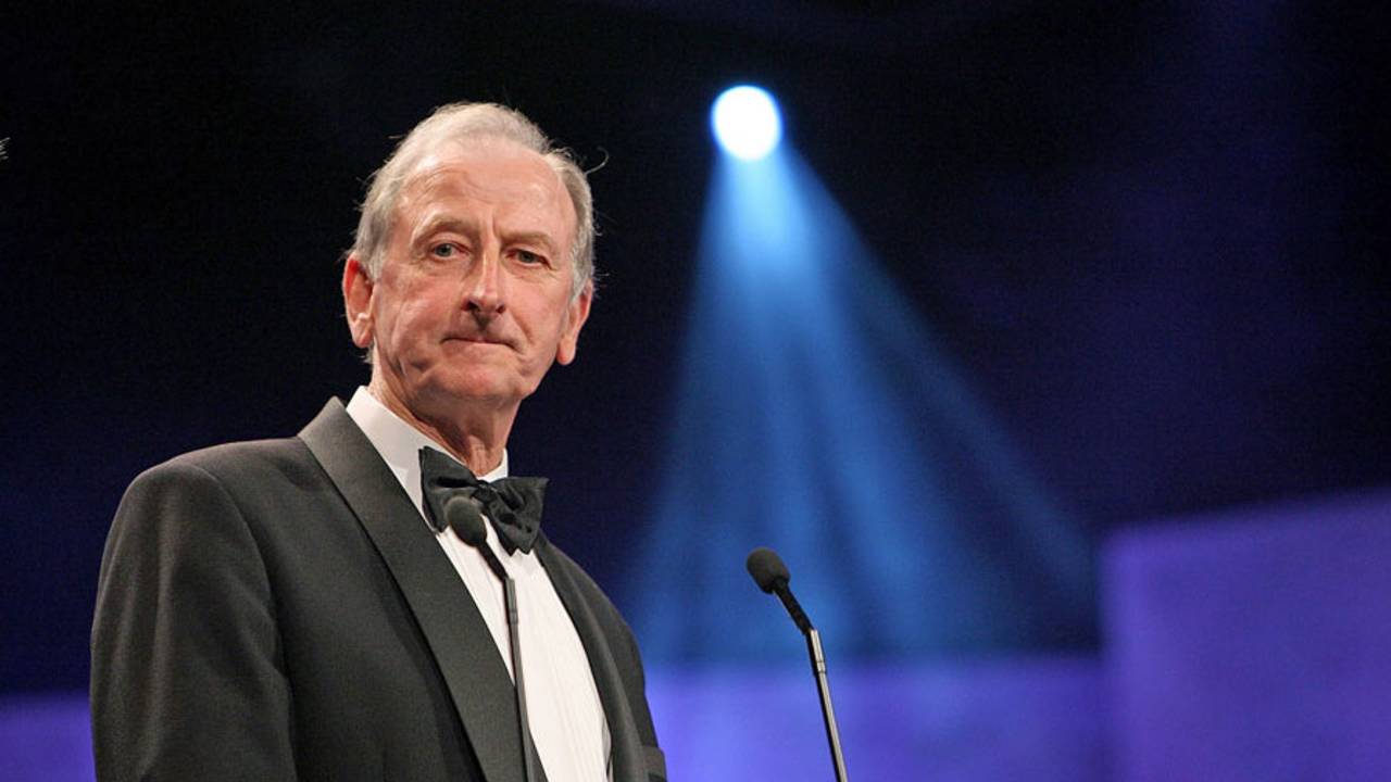 Bill Lawry is inducted into the Australian Cricket Hall of Fame, Melbourne, February 15, 2010
