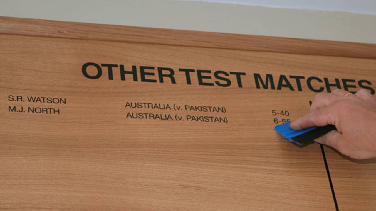 The unlikely pairing of Shane Watson and Marcus North were etched into bowling history on the 'neutral' honours board at Lord's, July 15, 2010