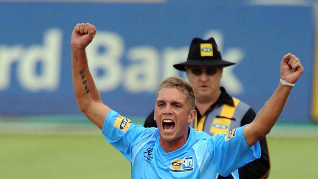 Mario Olivier claimed two important wickets for Titans