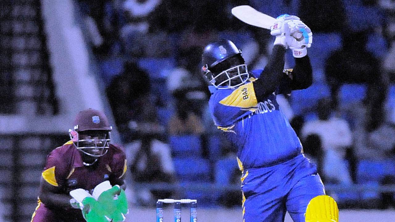 Alcindo Holder's unbeaten 44 carried Barbados to an easy win