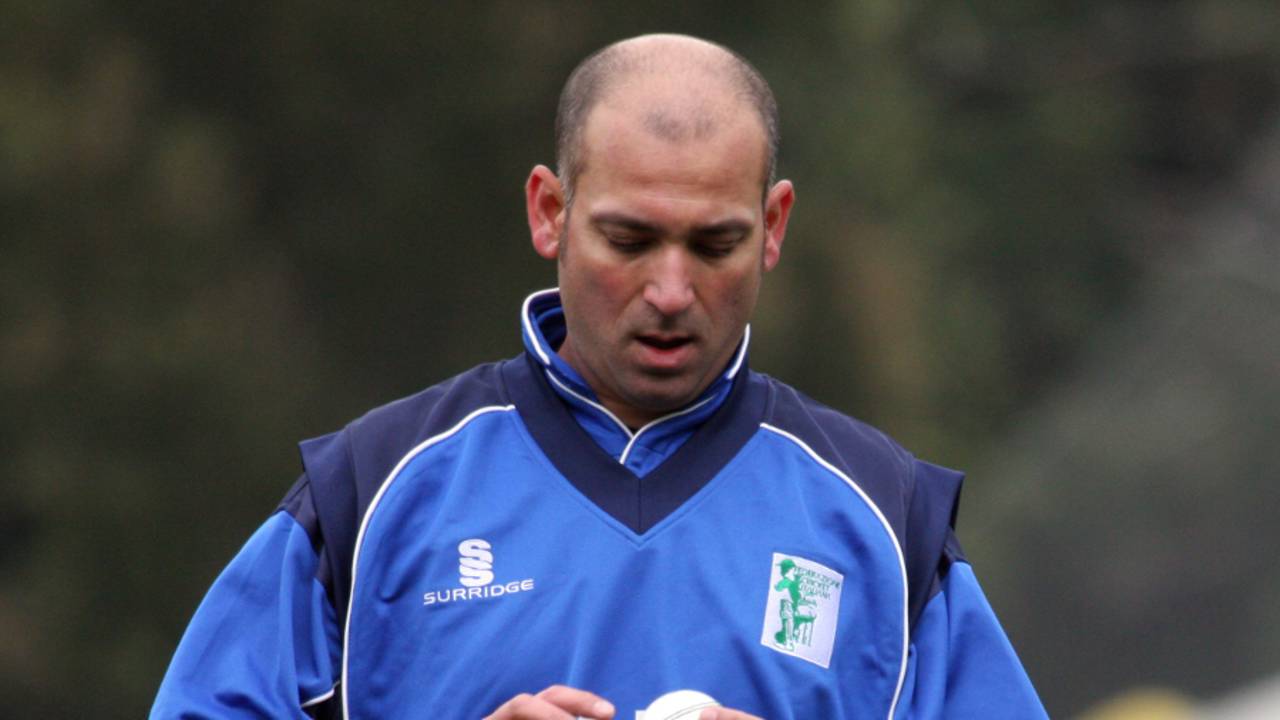 Alauddin opened the bowling for Italy, Denmark v Italy, WCL Division Three, Hong Kong Cricket Club, January 22, 2011