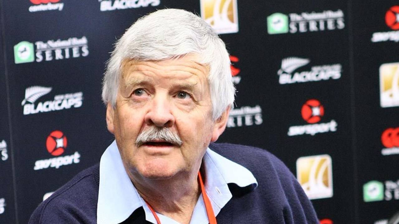 Glenn Turner at the post-match press conference, New Zealand v Pakistan, 2nd ODI, Queenstown, January 26, 2011