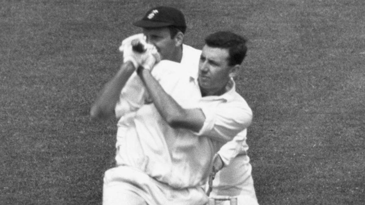 Bruce Taylor batting for the New Zealanders against Surrey on June 11, 1965&nbsp;&nbsp;&bull;&nbsp;&nbsp;Getty Images