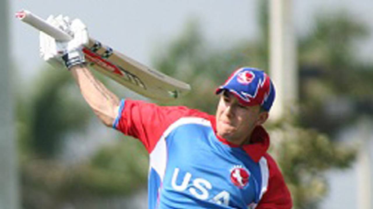 Cameron Mirza celebrates his century, USA U-19 v Argentina U-19, Americas Under-19 Championship, Lauderhill, February 7, 2011