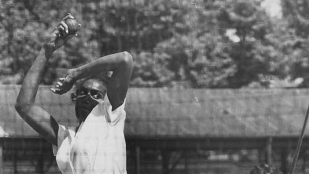 Paulette Lynch in action at Lord's ahead of the 1973 World Cup, June 14, 1973