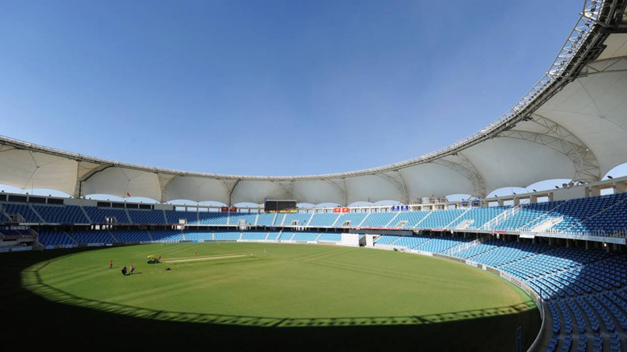 The Dubai International Cricket Stadium ahead of the first Test between Pakistan and England, Dubai, January, 15, 2012