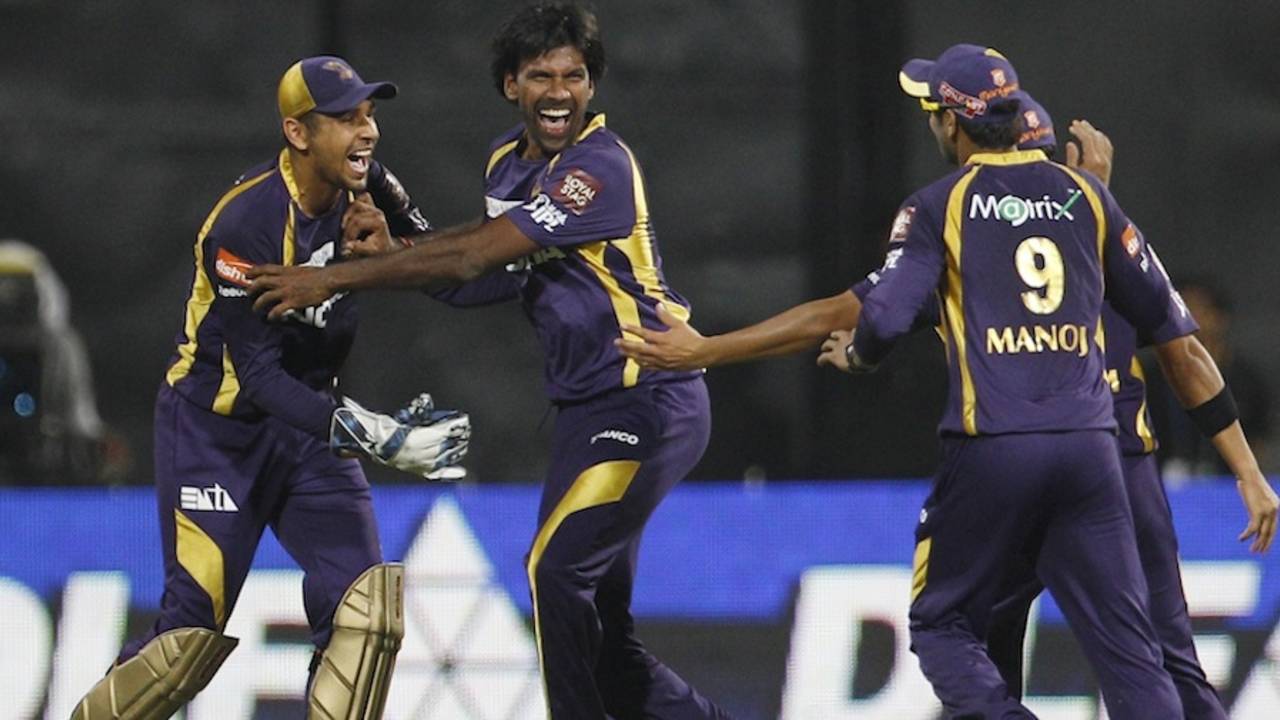 L Balaji picked up 44 wickets in 42 matches for Kolkata Knight Riders&nbsp;&nbsp;&bull;&nbsp;&nbsp;AFP