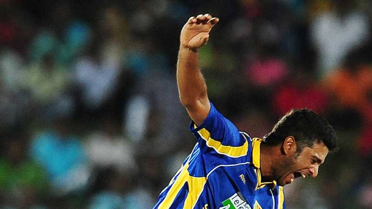 Kaushal Lokuarachchi picked up two quick wickets
