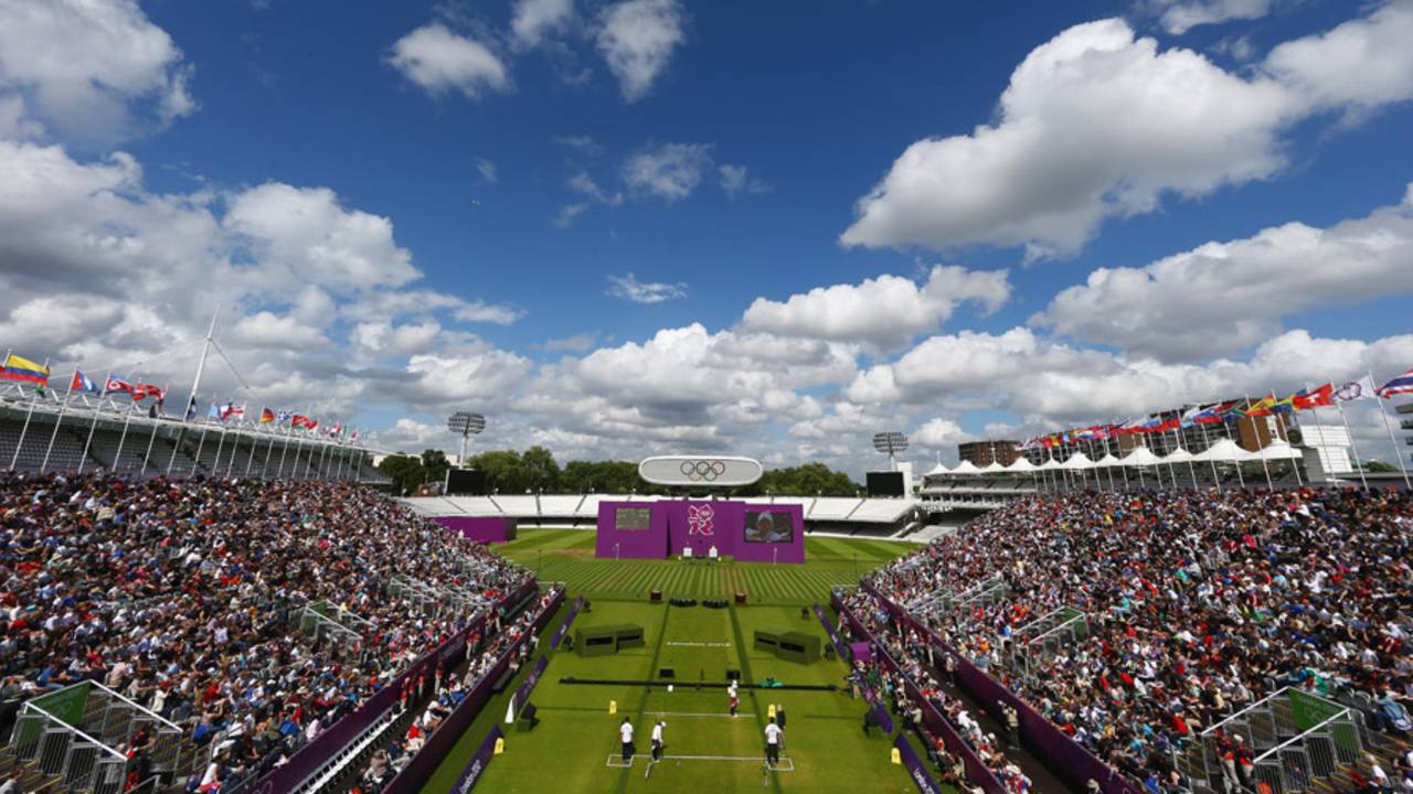 The women's archery gold medal match at the Olympics, Lord's, August 2, 2012
